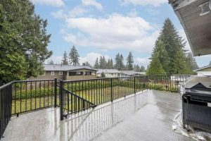 Front Yard - 2418 Warrenton Ave Central Coquitlam - 7,128 sq.ft. Lot with Mature Trees