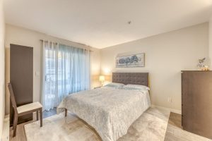 North Vancouver condo for sale Lower Lonsdale primary bedroom