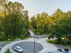 North Vancouver Townhouse for Sale Lynnmour – WINFORD Aerial Park and Building View