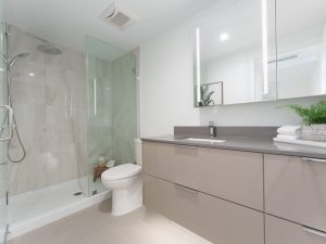 North Vancouver Townhouse for Sale Lynnmour – WINFORD Main Bathroom Walk-In Shower