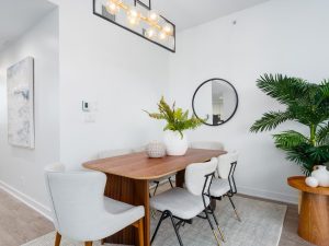 North Vancouver Townhouse for Sale Lynnmour – WINFORD Dining Area with Natural Light