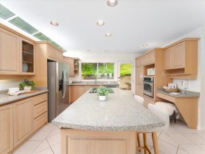 Family room of 3965 Braemar Place, Upper Lonsdale North Vancouver home listed by Parham Baghaie, Cheng Parham Realty Group.