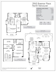 Elegant exterior view of 3965 Braemar Place, Upper Lonsdale North Vancouver home listed by Parham Baghaie, Cheng Parham Realty Group.